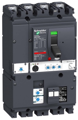 Автоматический выключатель 4П4Т M.2.2 160A VIGI MH NSX250B | код. LV431986 | Schneider Electric 